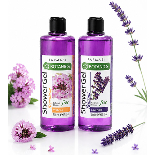 شامپو بدن فارماسی Botanics لوندر حجم 500 میل اورجینال پاککننده ملایم با رایحه اسطوخودوس، بدون پارابن و سیلیکون