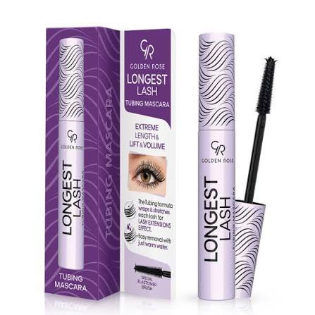 ریمل بلندکننده مژه لانگست لش گلدن رز مدل Longest Lash Tubing Mascara