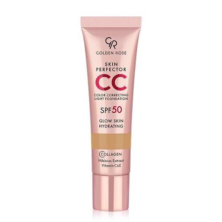 سیسی کرم گلدن رز مدل Skin Perfector CC SPF50