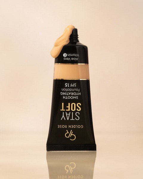 کرم پودر تیوپی آبرسان استی سافت گلدن رز با SPF 15