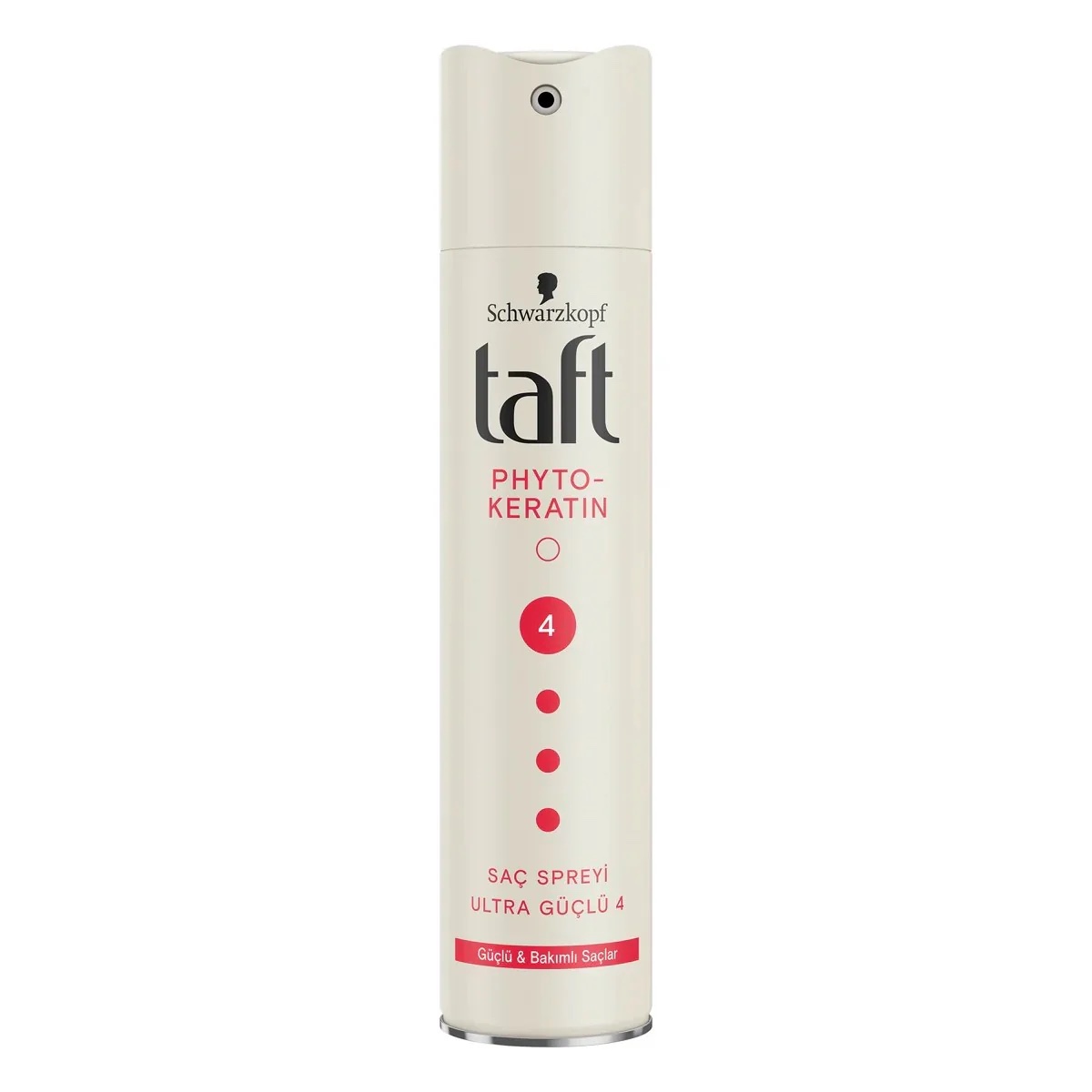 اسپری حالت دهنده مو تافت شماره 4 مدل Phyto Keratin حجم 250 میل اورجینال Schwarzkopf Taft Phyto-Keratin 250ml