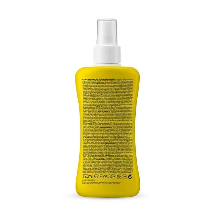 اسپری ضد آفتاب کودک چیکو SPF 50+ حجم 150 میل اورجینال
