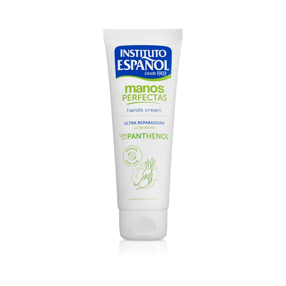 کرم دست فوق ترمیمکننده با پانتنول Crema de Manos Ultra Reparadora con Pantenol Manos Perfectas اینستیتوتو اسپانول 75 می
