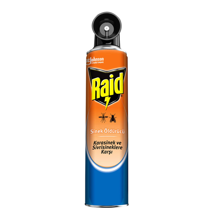 اسپری حشرهکش رید مخصوص مگس و پشه حجم 300 میل اورجینال Raid Fly & Mosquito Killer Spray واردات قانونی ارسال از منطقه