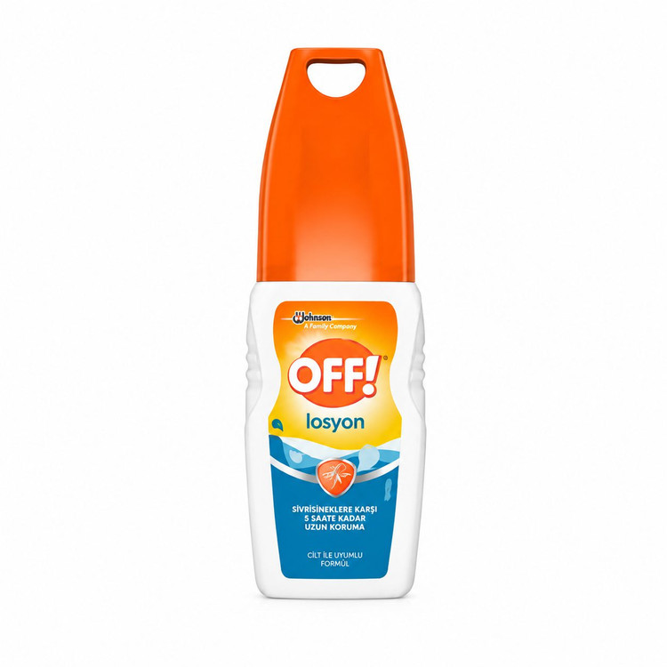 اسپری لوسیون ضد نیش پشه آف 6 ساعته حجم 100 میل اورجینال OFF! Mosquito Repellent Lotion 100ml واردات قانونی ارسال از منطق