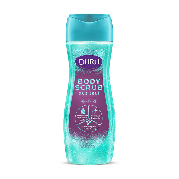شامپو بدن اسکراب شایندار دورو (DURU Body Scrub Shower Gel) اورجینال حجم 450 میل (واردات قانونی ارسال از منطقه آزاد ارس