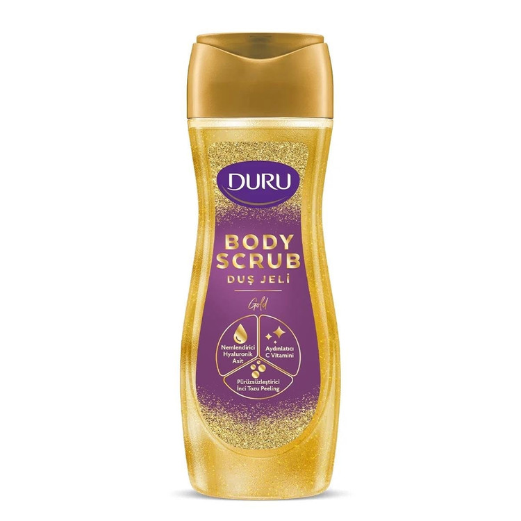 شامپو بدن اسکراب شایندار دورو (DURU Body Scrub Shower Gel) اورجینال حجم 450 میل (واردات قانونی ارسال از منطقه آزاد ارس