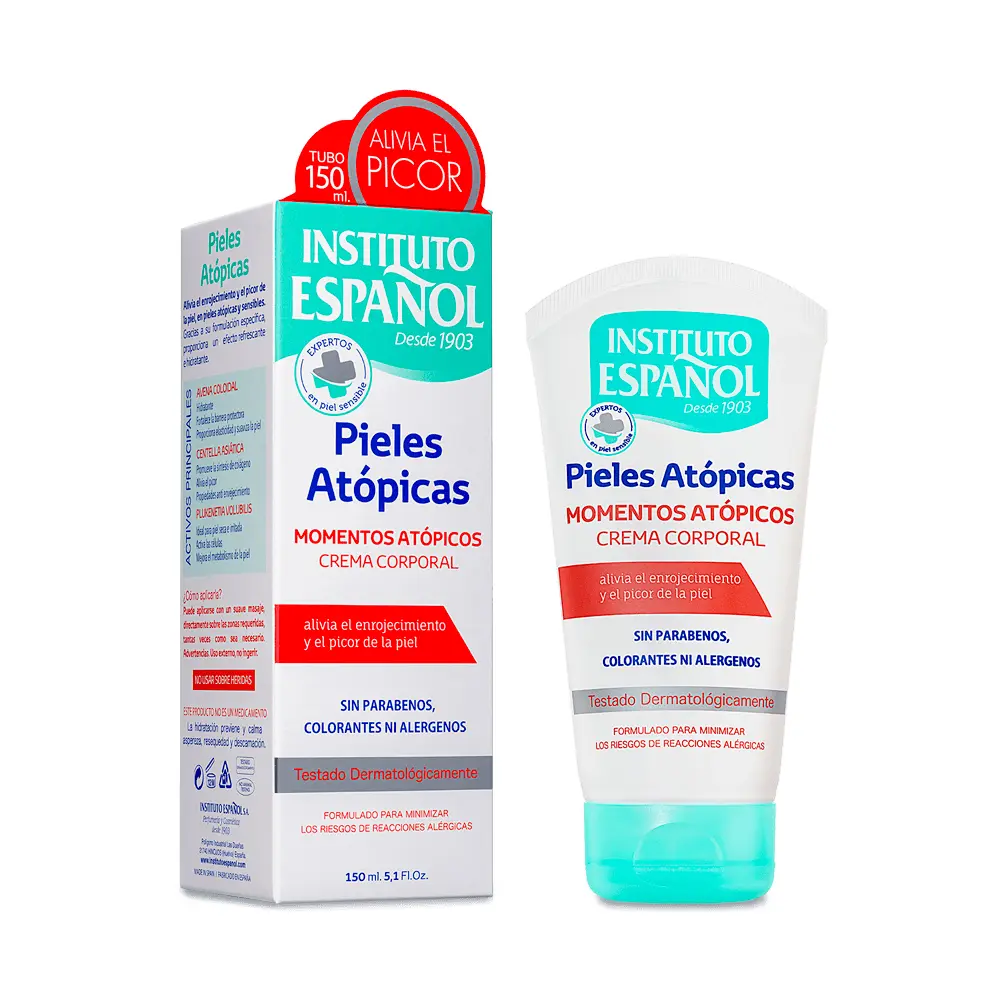 کرم بدن پوست آتوپیک و حساس Momentos Atópicos Crema Corporal Momentos Atópicos اینستیتوتو اسپانول 150ml