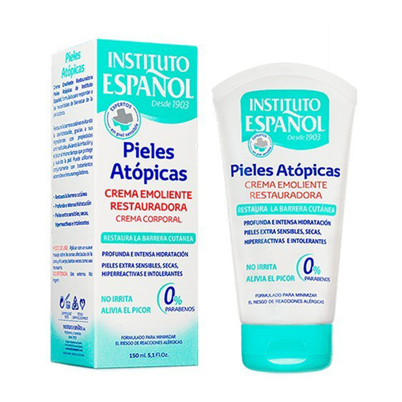 کرم دست تغذیهکننده قوی پوست آتوپیک Crema de Manos Intensa Nutrición Pieles Atópicas اینستیتوتو اسپانول 150ml