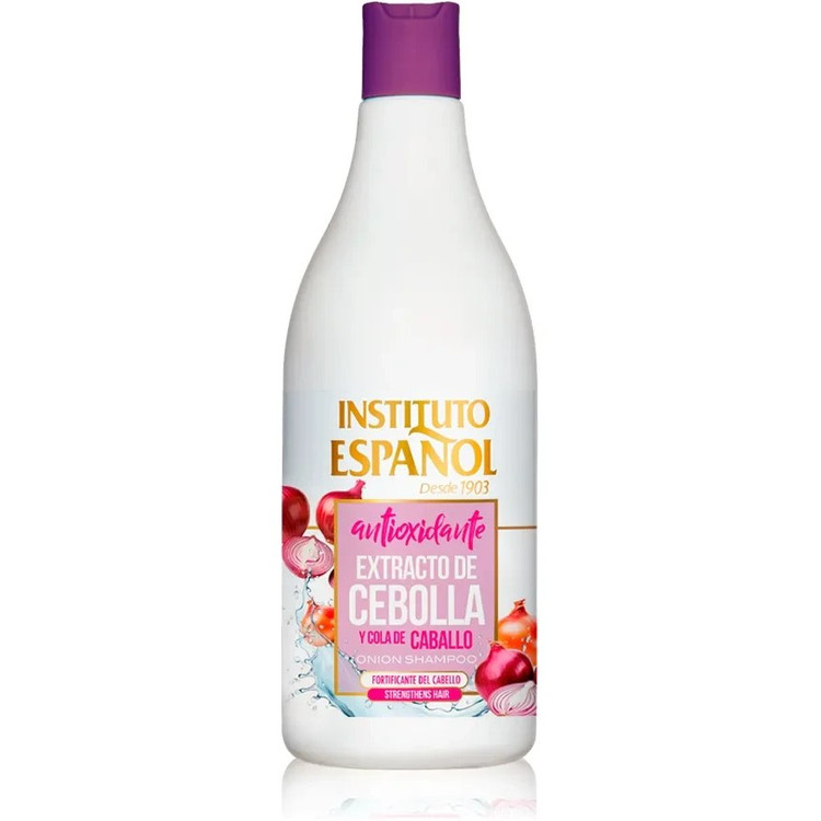 شامپو تقویت و مراقبت مو اینستیتوتو اسپانول - آرگان، بیوتین، پیاز و درخت چای Instituto Español Hair Shampoo - Argan, Biot