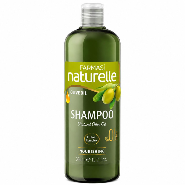 شامپو مو روغن زیتون نچرالتراپی Farmasi Naturelle Olive Oil Shampoo فارماسی 360ml