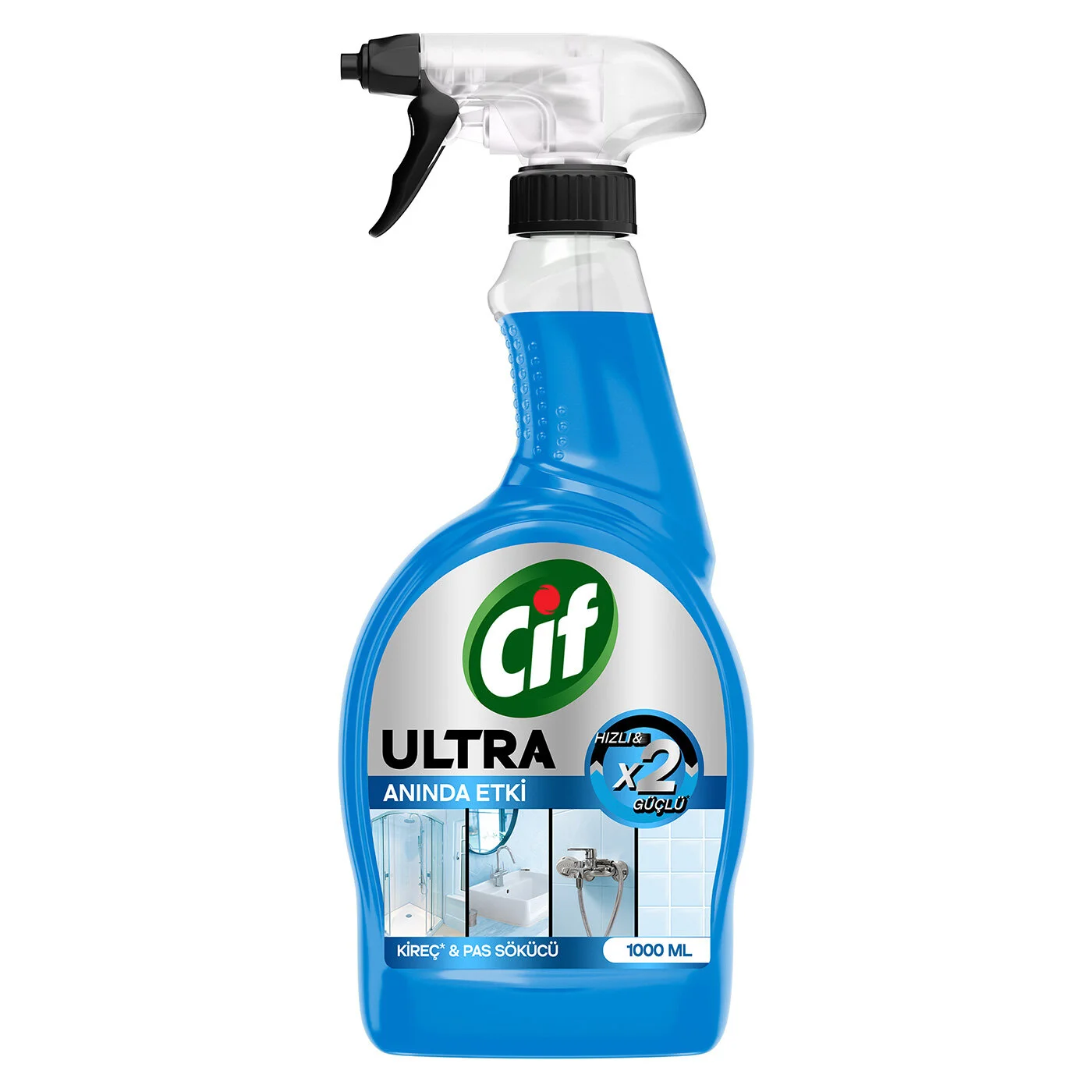 اسپری جرمگیر و لکهبر سطوح سیف اولترا آنی (Cif Ultra Instant Action Limescale &amp; Rust Cleaner Spray) سیف 1000ml