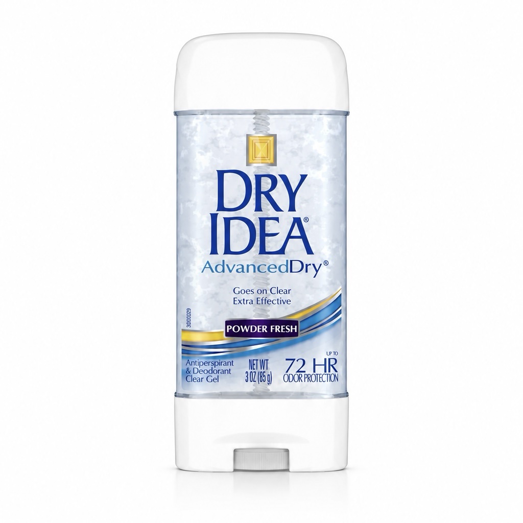 مام ژله ای ضد تعریق 72 ساعته درای آیدیا با رایحه پودر بچه مدل Dry Idea Advanced Dry Powder Fresh وزن 85 گرم