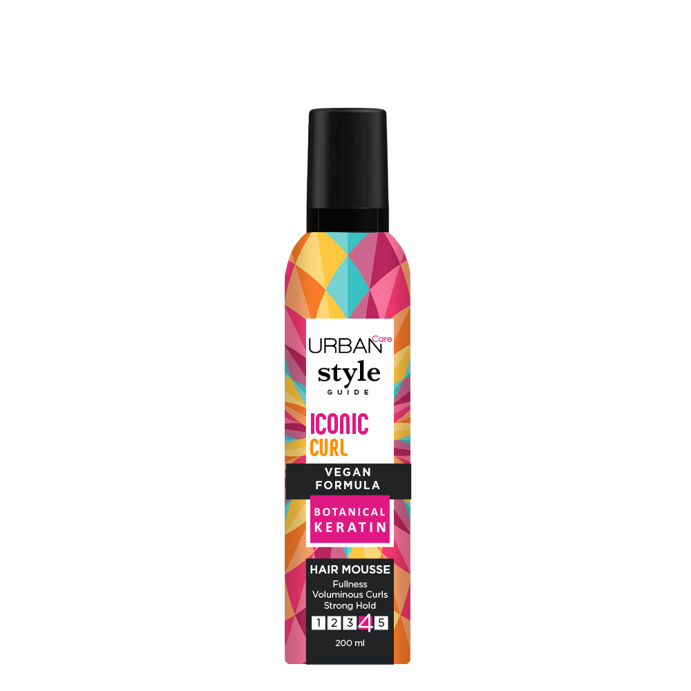 موس حالتدهنده و حجمدهنده فر مو اوربان کر Iconic Curl حجم 200 میل – Urban Care Style Guide Iconic Curl Hair Mousse