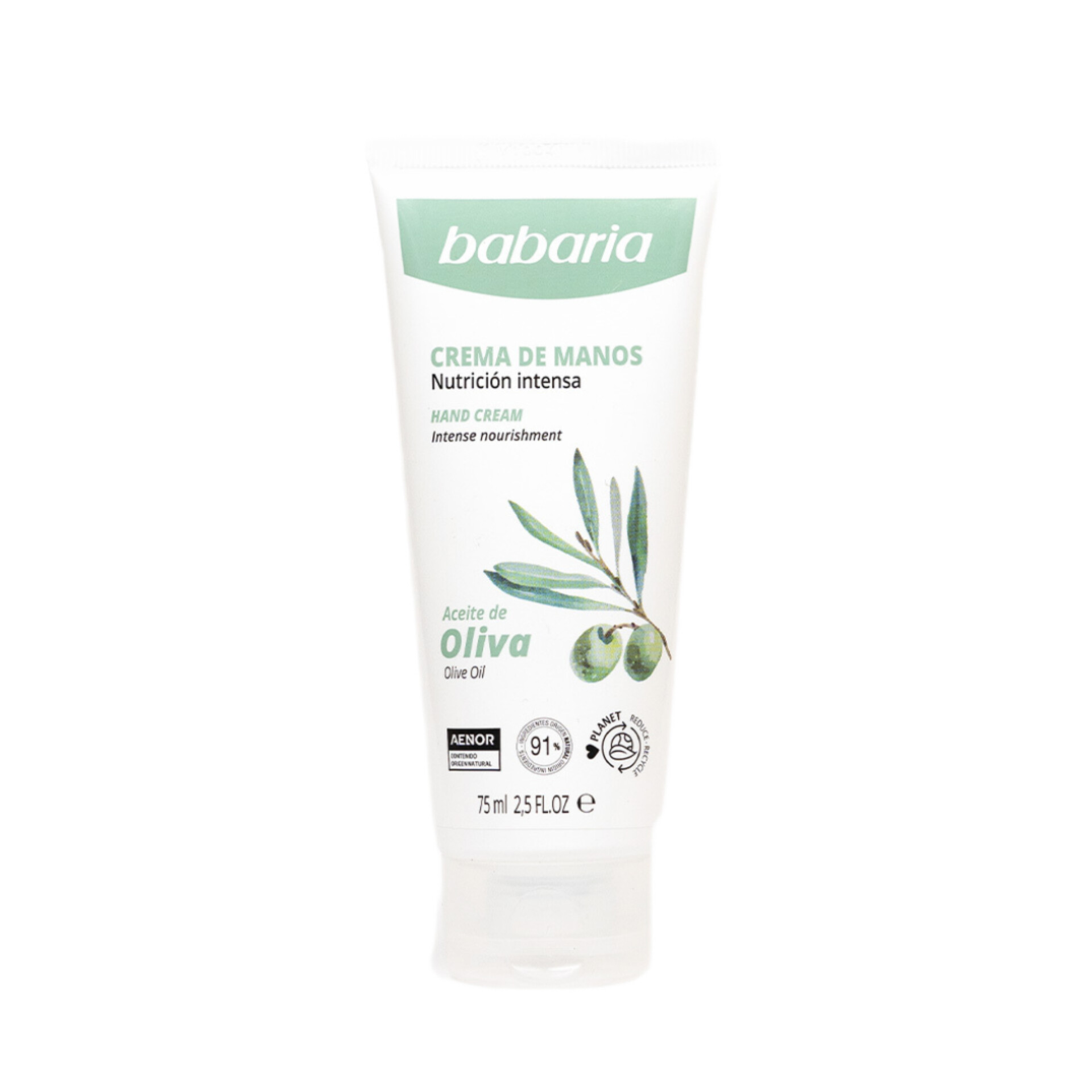 کرم دست باباریا با روغن زیتون Babaria Olive Oil Hand Cream باباریا حجم 75 میل اورجینال