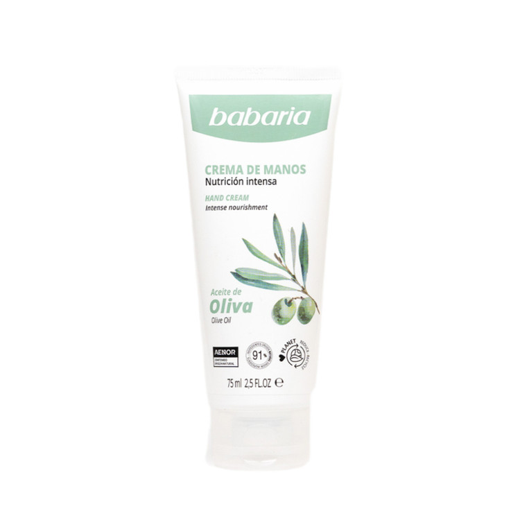 کرم دست باباریا با روغن زیتون Babaria Olive Oil Hand Cream باباریا حجم 75 میل اورجینال