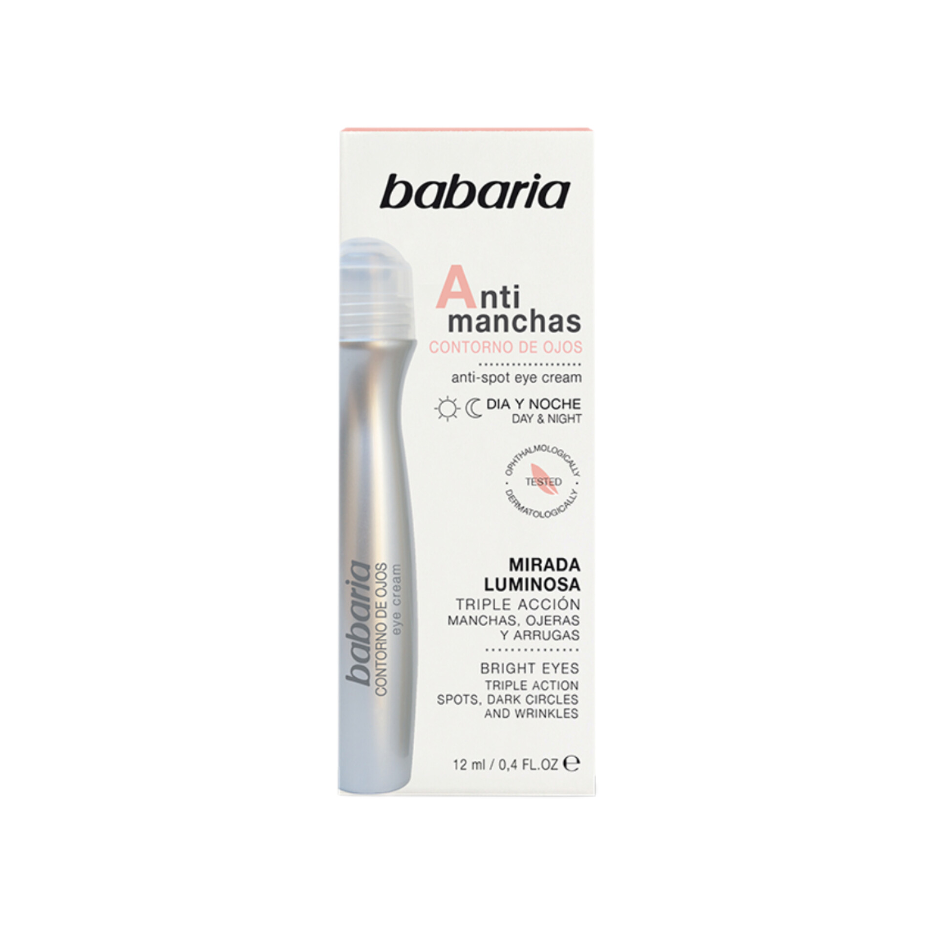 کرم ضد لک دور چشم باباریا 12 میل اورجینال Babaria Anti Spot Eye Contour Cream 12ml