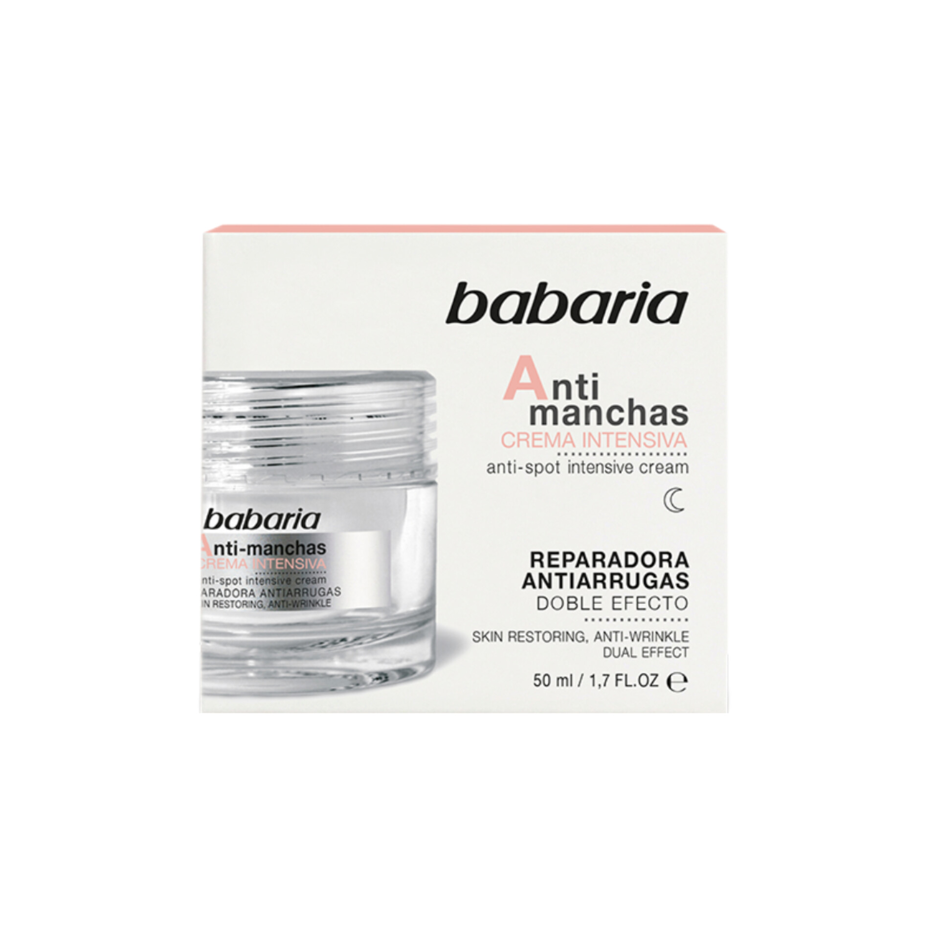 کرم ضد لک قوی صورت باباریا حجم 50 میل اورجینال Babaria Anti Manchas Intensive Face Cream 50ml