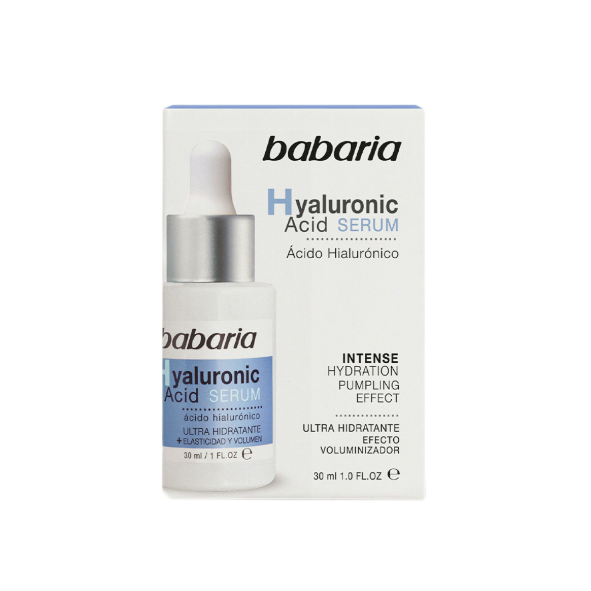سرم هیالورونیک اسید باباریا با خاصیت آبرسانی عمیق حجم 30 میل اورجینال Babaria Hyaluronic Acid Serum 30ml