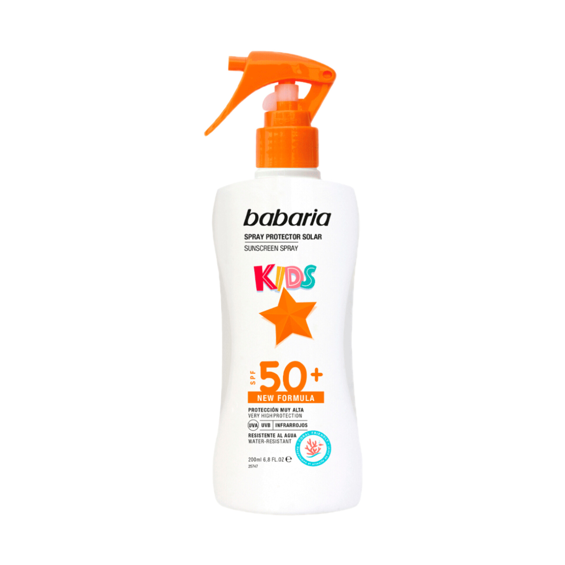 اسپری ضدآفتاب کودک باباریا SPF50+ حجم 200 میل اورجینال Babaria Kids Sunscreen Spray SPF50+ 200ml محافظت بسیار بالا برای