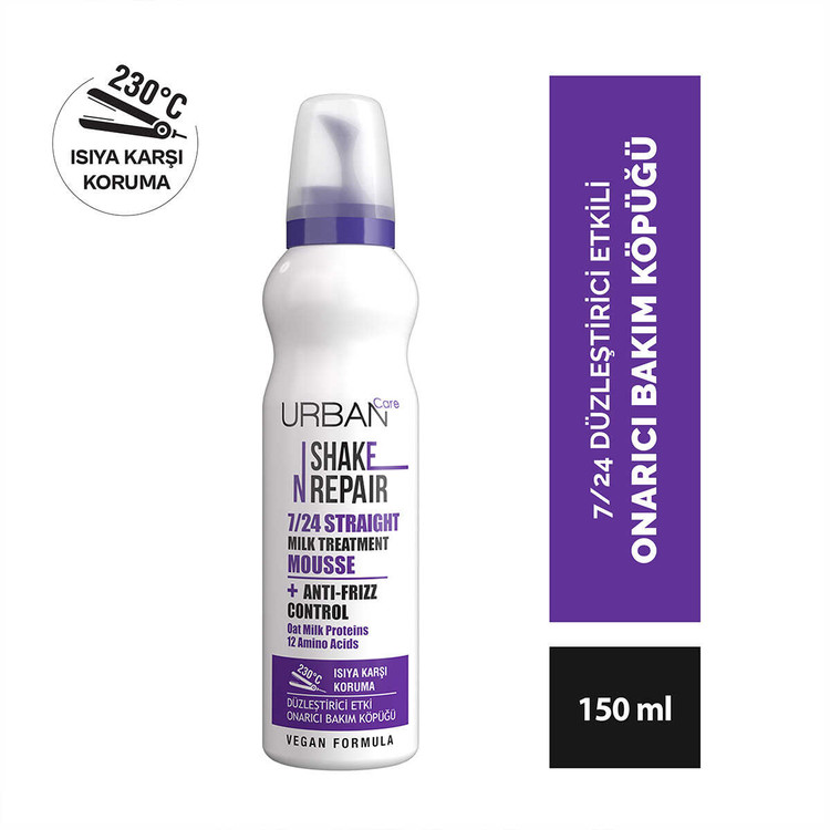 موس مو اوربان کر شیک این ریپیر 7/24 حجم 150 میل اورجینال Urban Care Shake N Repair 7/24 Milk Treatment Mousse 150ml مخصو