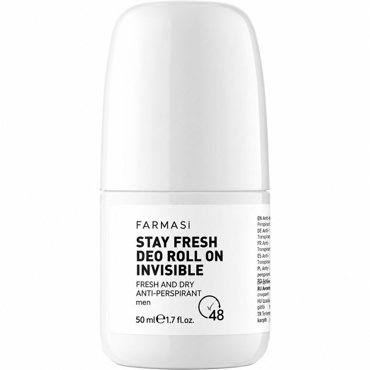 دئودورانت رولی فارماسی سری استی فرش و ماسکولین Farmasi Stay Fresh & Masculine Deo Roll-On 50ml