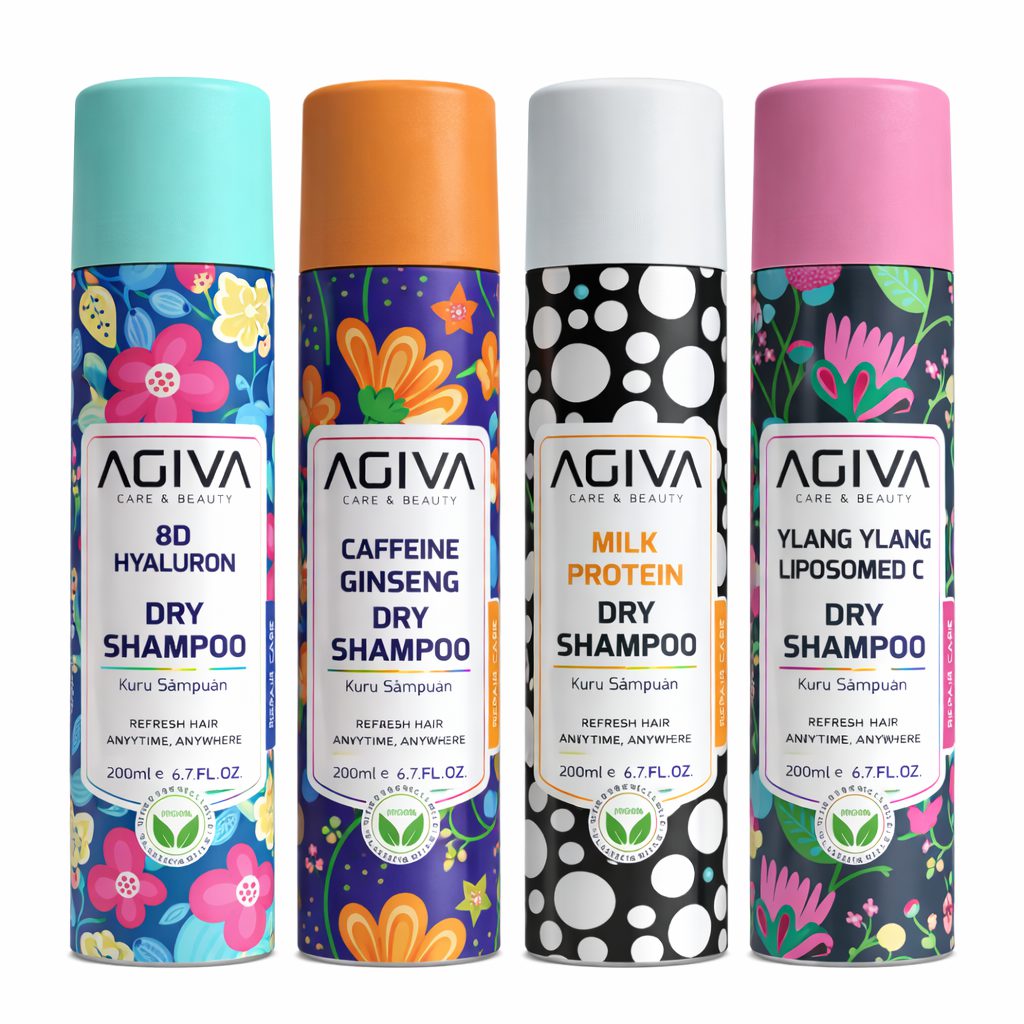شامپو خشک آگیوا مدل Agiva Dry Shampoo حجم 200 میل مدلهای متنوع اورجینال