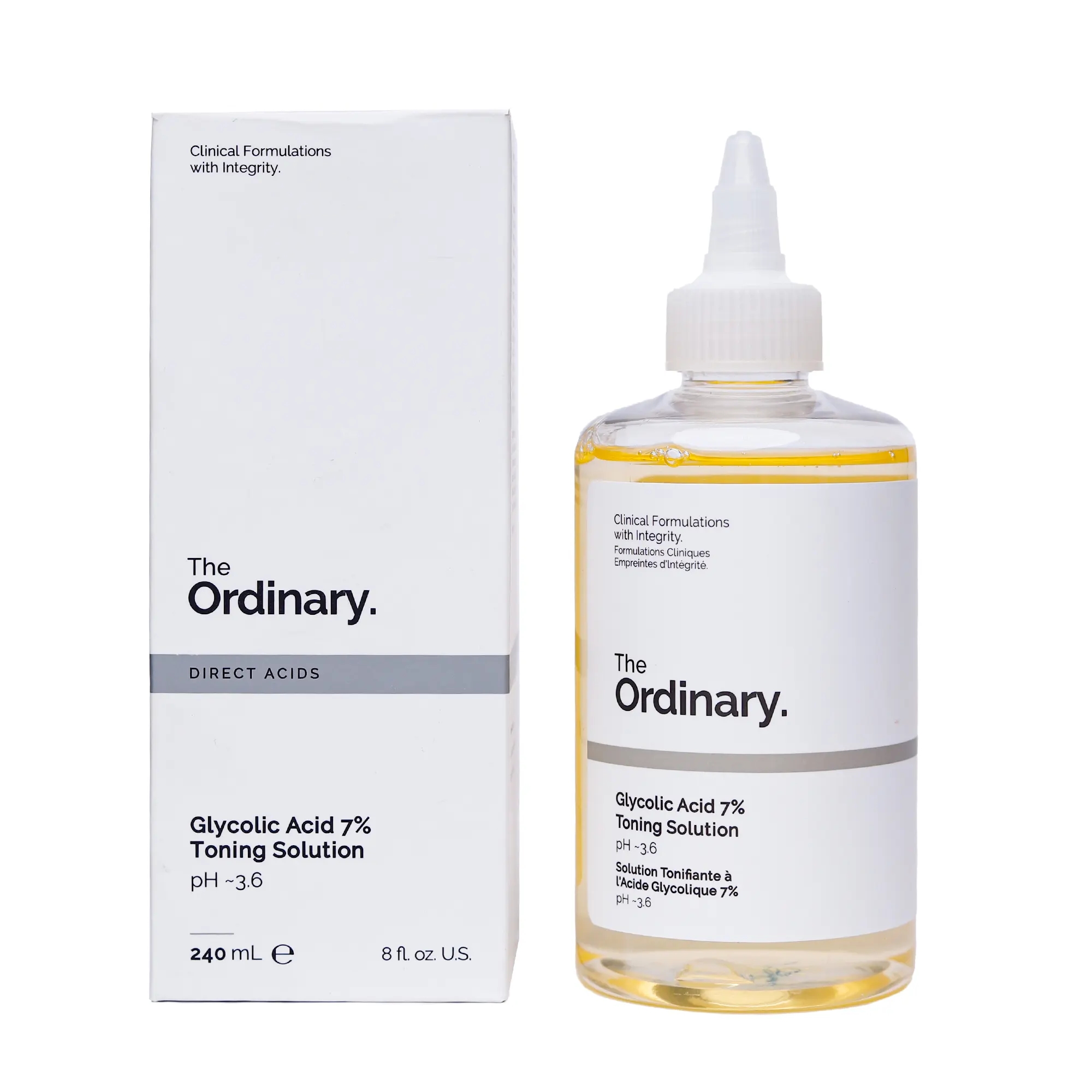 تونر لایهبردار گلیکولیک اسید 7٪ اوردینری حجم 240 میل The Ordinary Glycolic Acid 7% Exfoliating Toner اورجینال