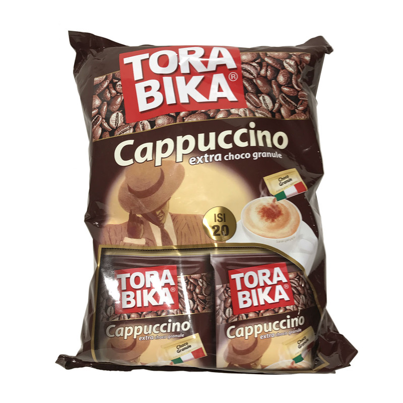 کاپوچینو تورابیکا حجم 20 عددی اورجینال (واردات قانونی ارسال از منطقه آزاد ارس) | ToraBika Cappuccino 20 Sachets Origina