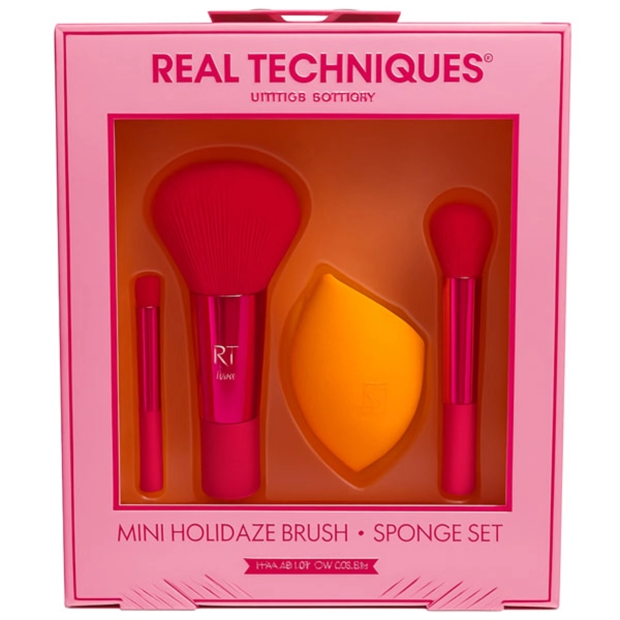 ست براش و اسفنج مینی ریل تکنیکس Real Techniques مدل Mini Holidaze