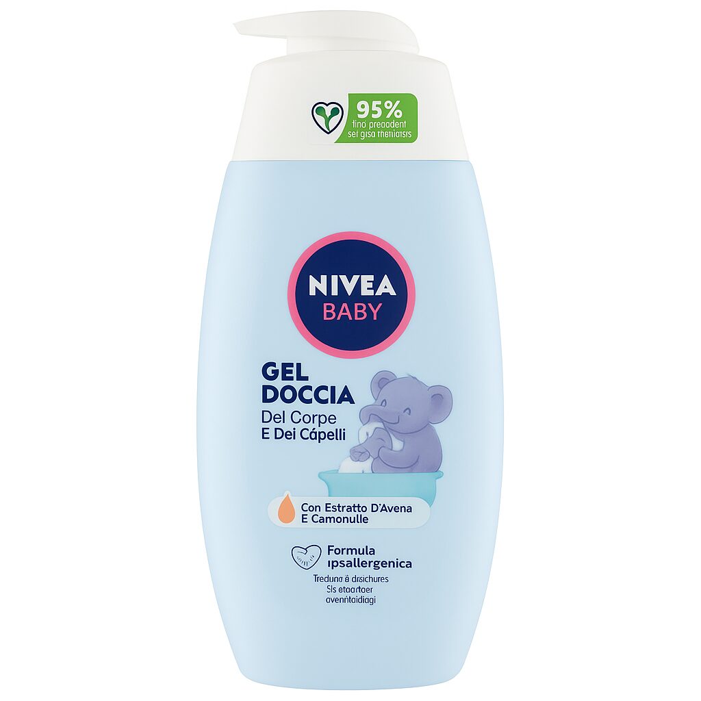ژل شستوشوی نوزاد نیوا بیبی Gel Doccia حجم 500 میل اورجینال