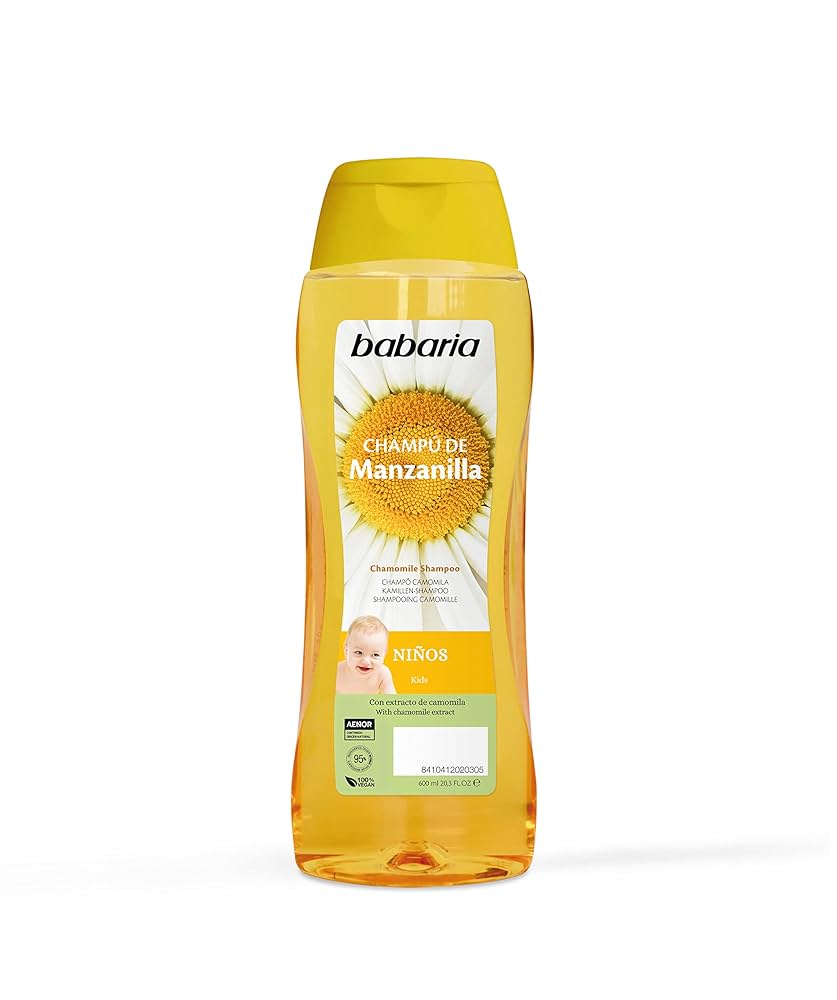 شامپو سر و بدن کودک باباریا بابونه Babaria Chamomile Kids Shampoo &amp; Body Wash باباریا 600 میل ضد حساسیت و تسکین دهند