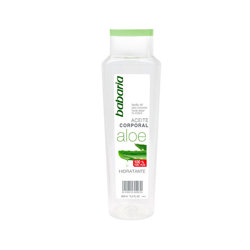 روغن بدن باباریا با آلوئه ورا Babaria Aloe Vera Body Oil باباریا حجم 400 میل اورجینال