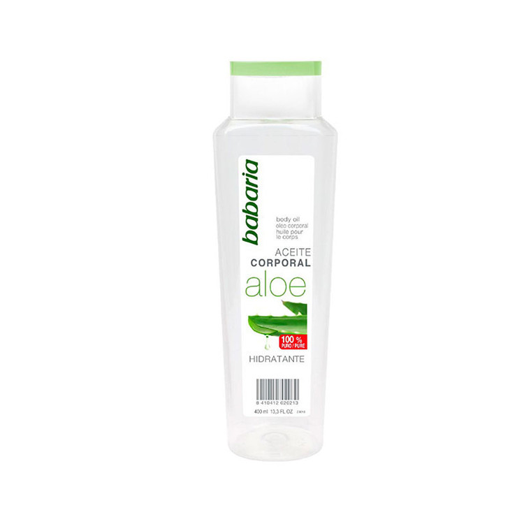 روغن بدن باباریا با آلوئه ورا Babaria Aloe Vera Body Oil باباریا حجم 400 میل اورجینال