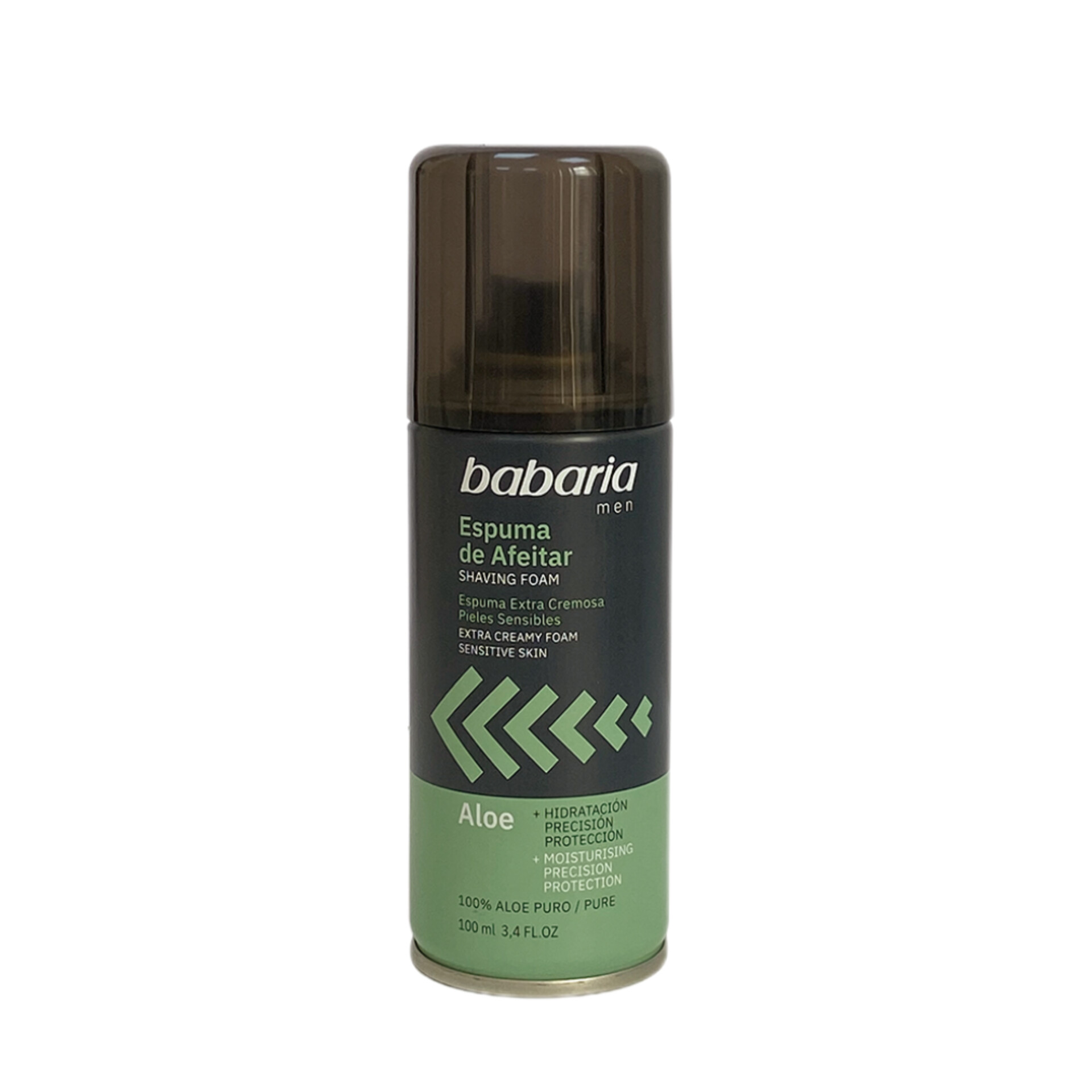فوم اصلاح باباریا مخصوص پوست حساس حجم 300 میل اورجینال Babaria Men Sensitive Skin Shaving Foam Aloe 300ml اصلاح نرم و کا