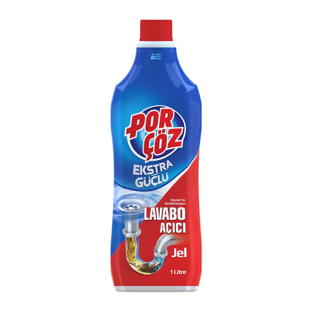 ژل لوله بازکن پورچوز حجم 1000 میل
