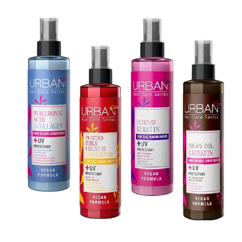 اسپری دوفاز مو اوربان کر مدل Hair Care Series حجم 200 میل ترمیم، آبرسان و محافظت از مو با فیلتر UV – وگان، فاقد سولفات و