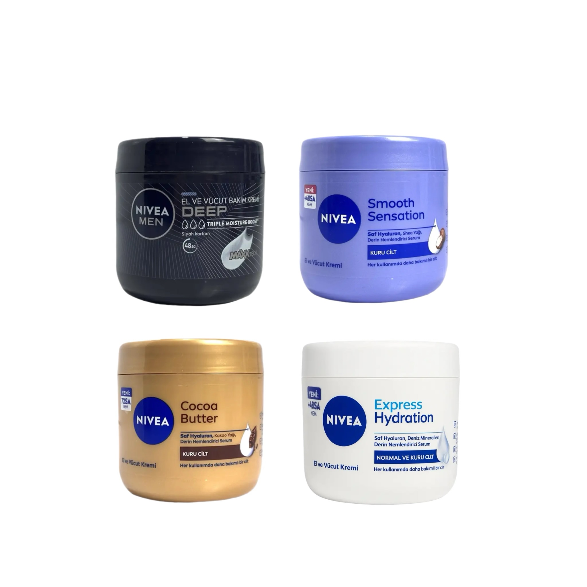 کرم مرطوب کننده دست و بدن نیوا Nivea حجم 400 میل (واردات قانونی ارسال از منطقه آزاد ارس)