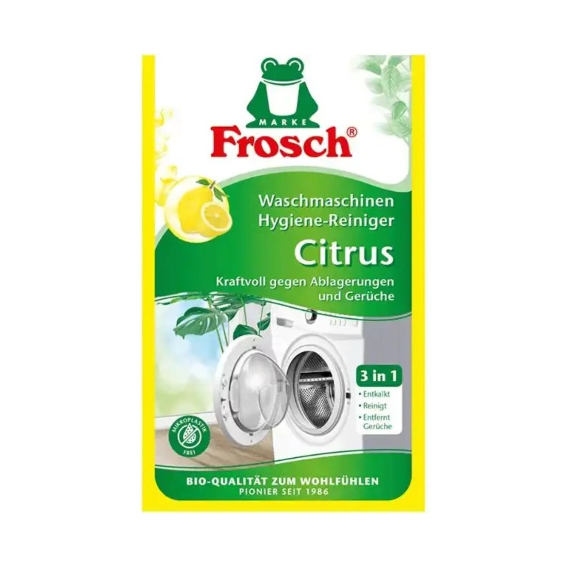 پودر جرم گیر ماشین لباسشویی فرش Frosch حجم 250 گرم