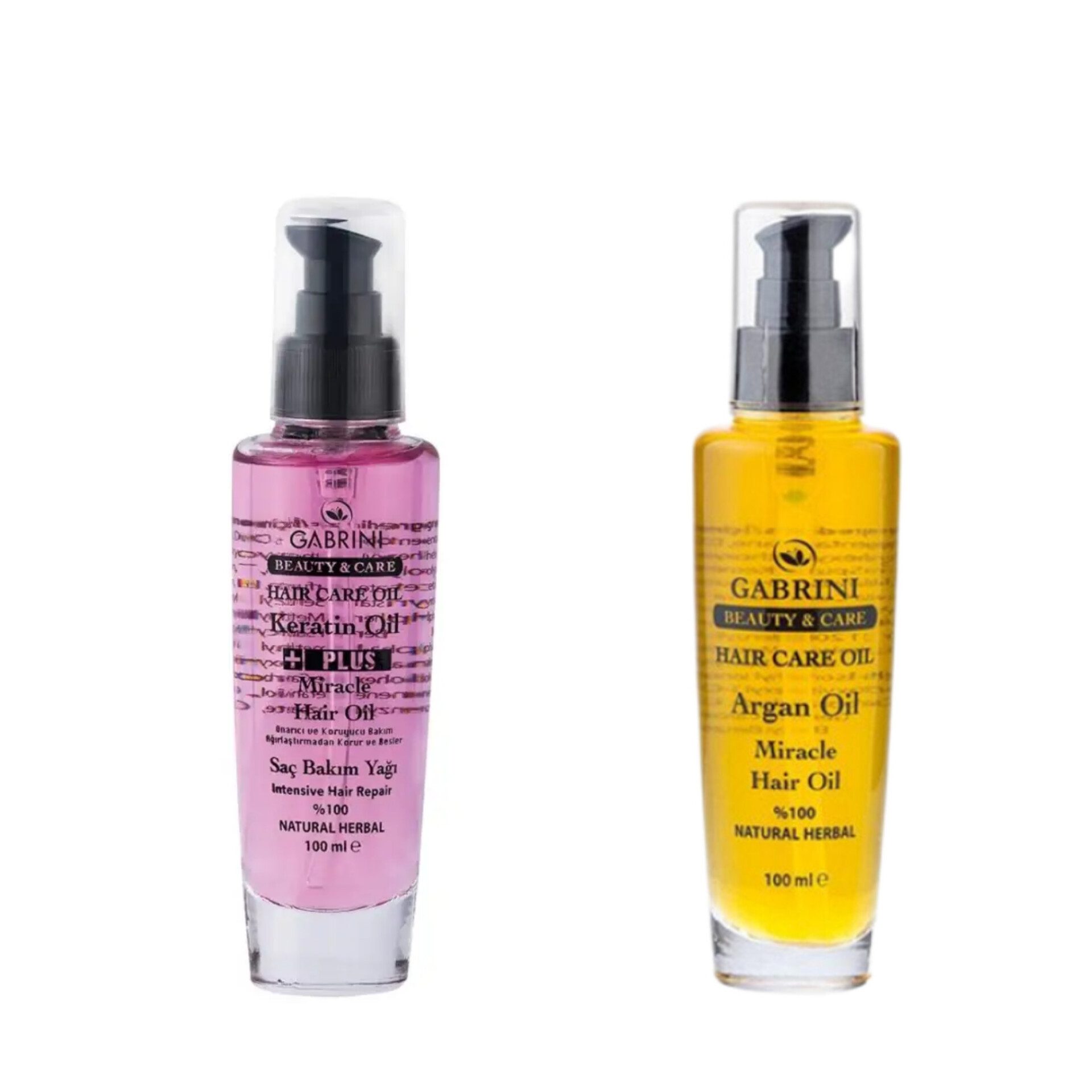روغن آرگان مو گابرینی اورجینال مدل Miracle حجم 100 میل ترمیمکننده و تقویتکننده موهای خشک و آسیبدیده