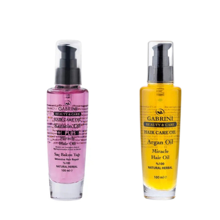 روغن آرگان مو گابرینی اورجینال مدل Miracle حجم 100 میل ترمیمکننده و تقویتکننده موهای خشک و آسیبدیده