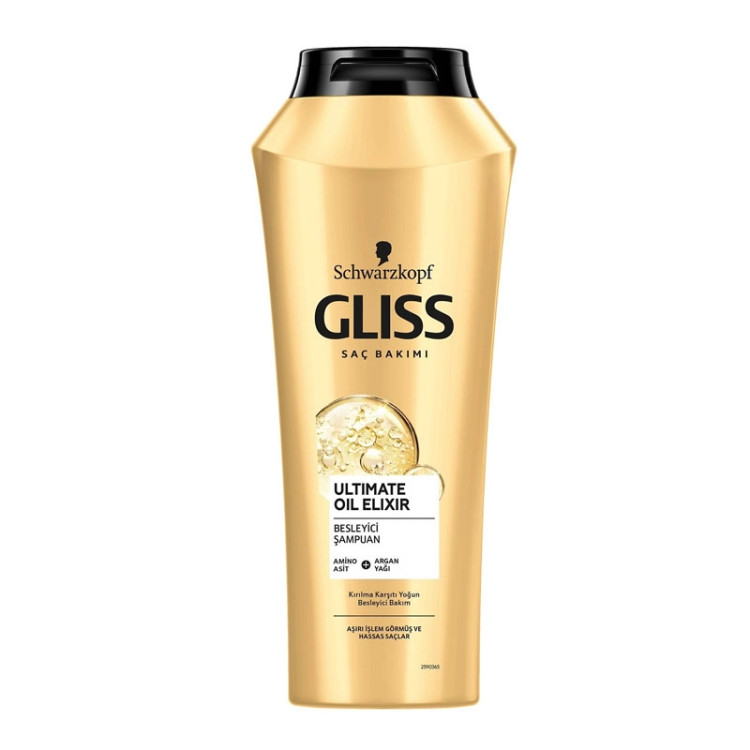 شامپو مو گلیس Gliss اورجینال حجم 400 میل ترمیمکننده و تقویت مو