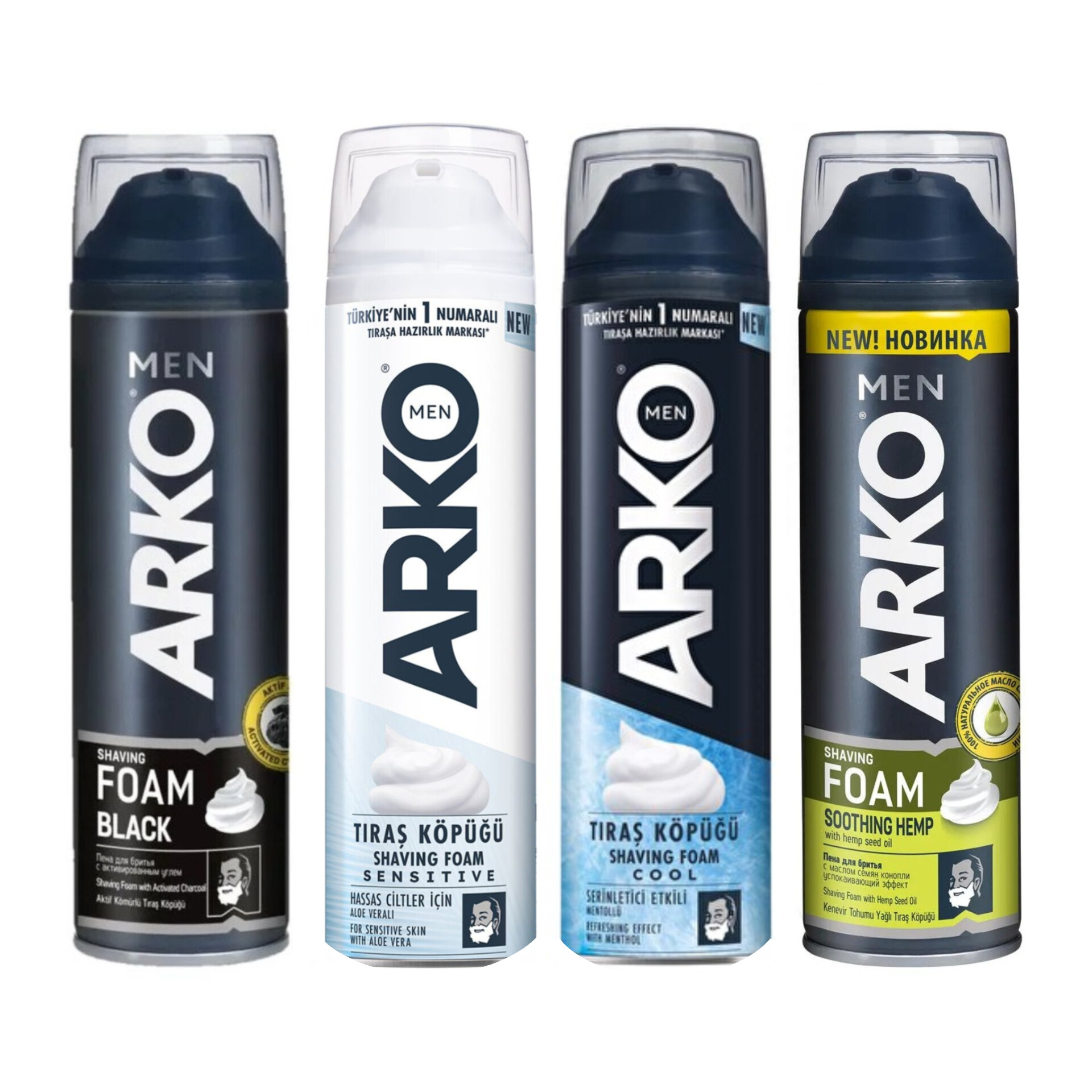 فوم اصلاح آرکو ARKO حجم 200 میل