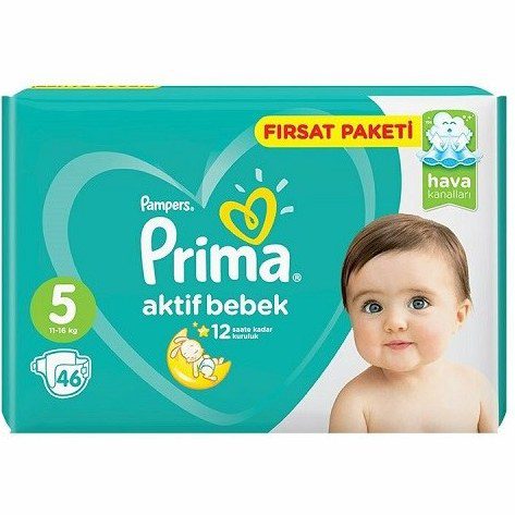 پوشک پریما پمپرز آوانتاژ ترک سایز 5 بسته 46 عددی