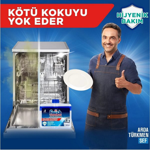 مایع جرمگیر و تمیزکننده ماشین ظرفشویی فینیش Finish Machine Cleaner