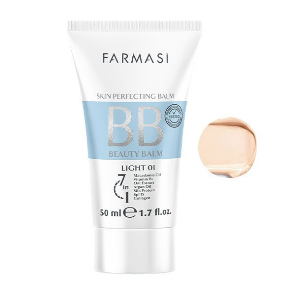 بی بی کرم فارماسی اورجینال SPF15 حاوی 7 ماده مؤثره حجم 50 میل پوشش طبیعی و مراقبت از پوست