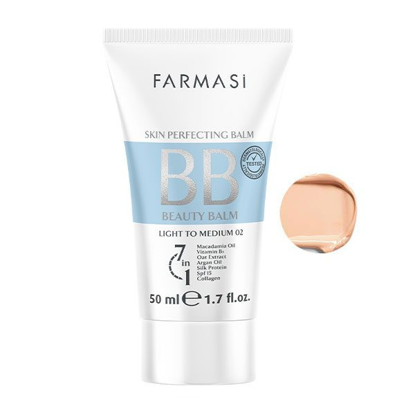 بی بی کرم فارماسی اورجینال SPF15 حاوی 7 ماده مؤثره حجم 50 میل پوشش طبیعی و مراقبت از پوست