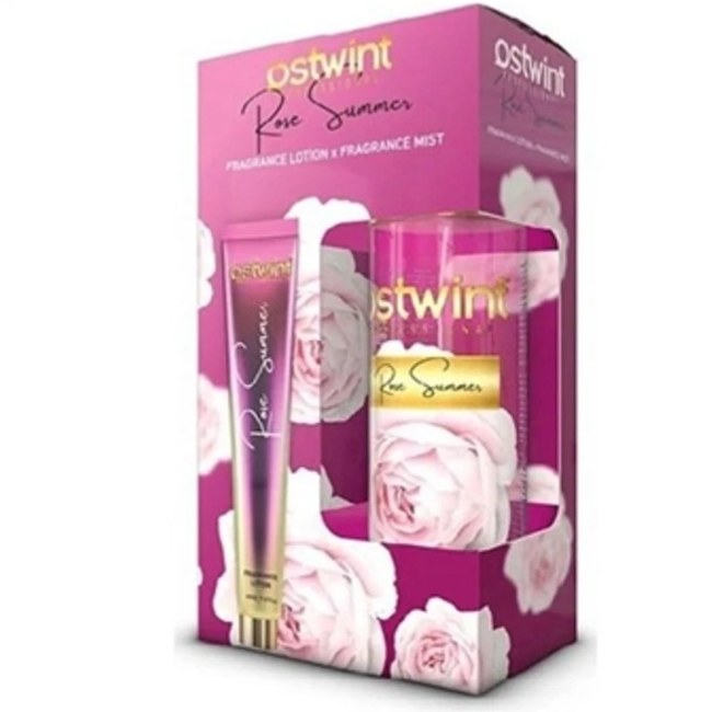 ست بادی اسپلش و لوسیون بدن استیونت رایحه Rose Summer