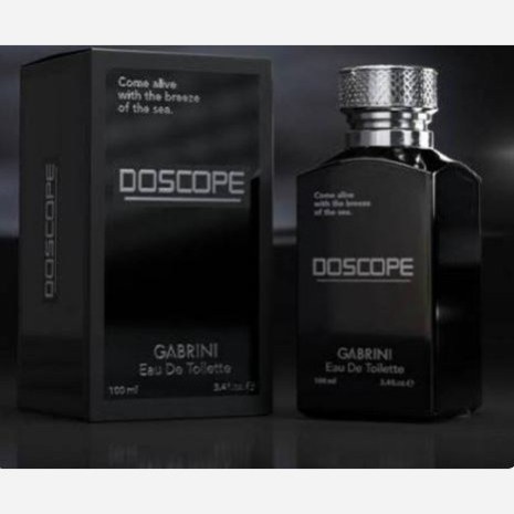 ادکلن گابرینی مردانه مدل DOSCOPE مشکی حجم 100 میل