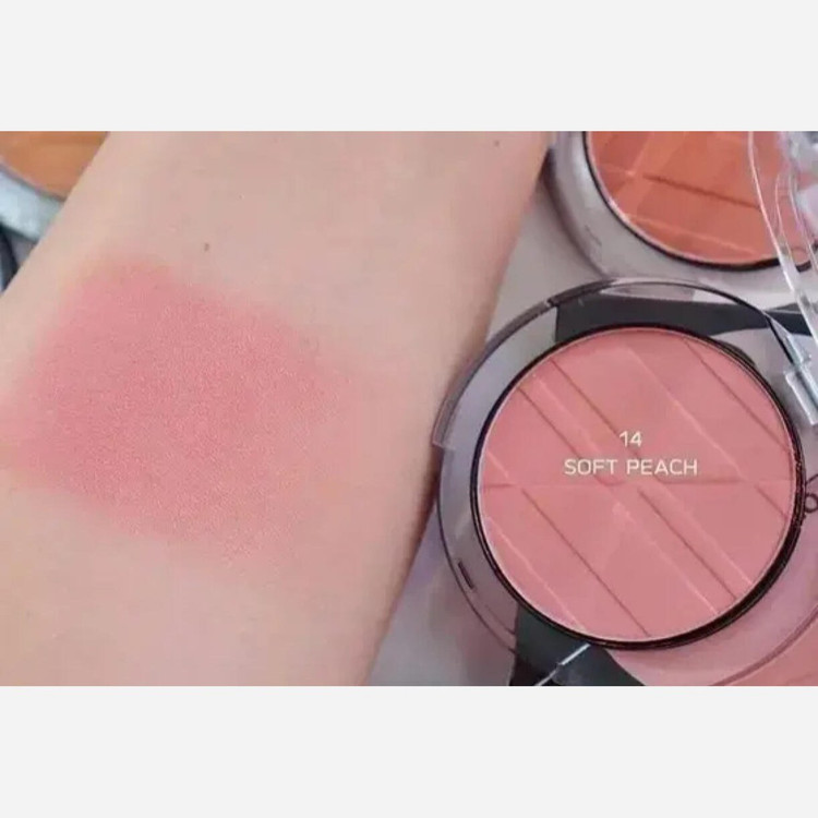 رژ گونه پودری گلدن رز رنگ Soft Peach شماره 14